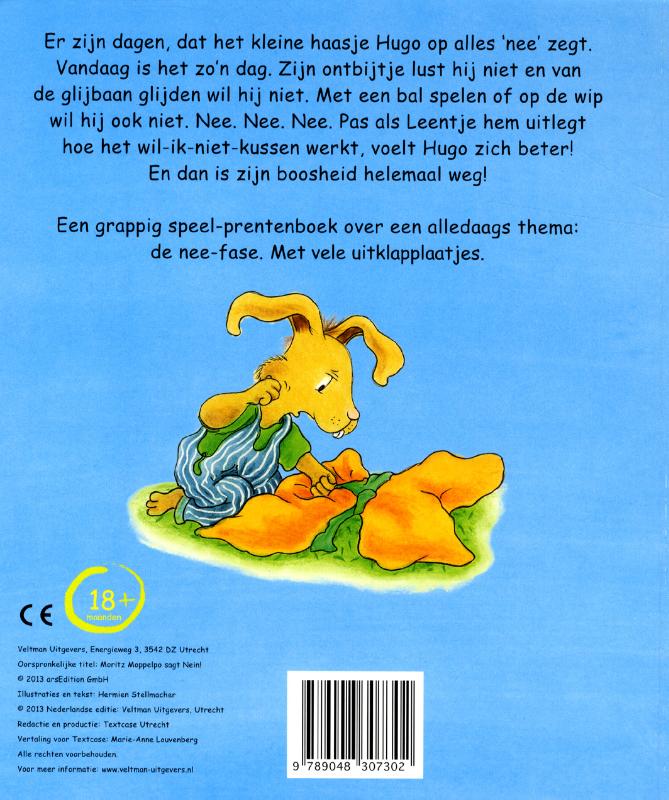 Hugo haas zegt nee achterkant