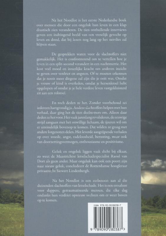 Na het noodlot achterkant