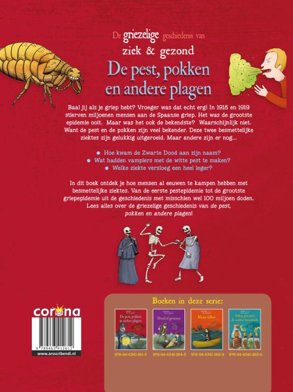 De pest, pokken en andere plagen / De griezelige geschiedenis van ziek en gezond achterkant