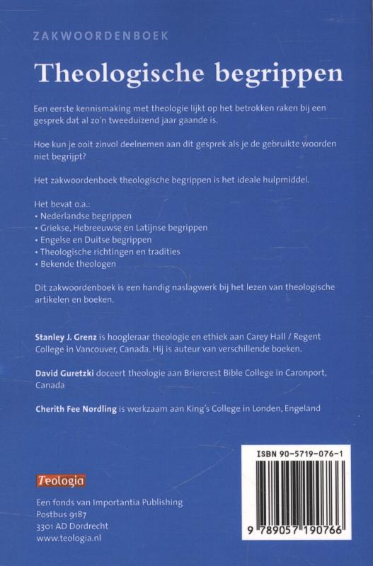 Zakwoordenboek theologische begrippen achterkant