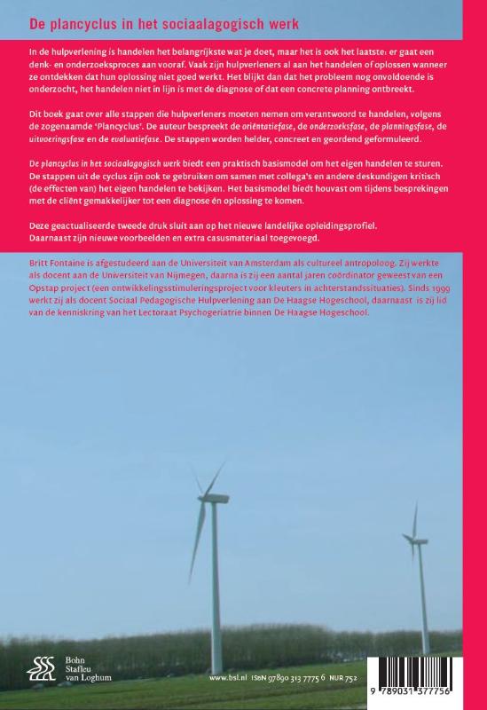 Plancyclus in het sociaal agogisch werk achterkant