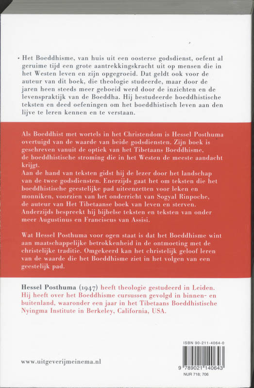 Vrees Niet Brug Tussen Boeddhisme En Chr achterkant