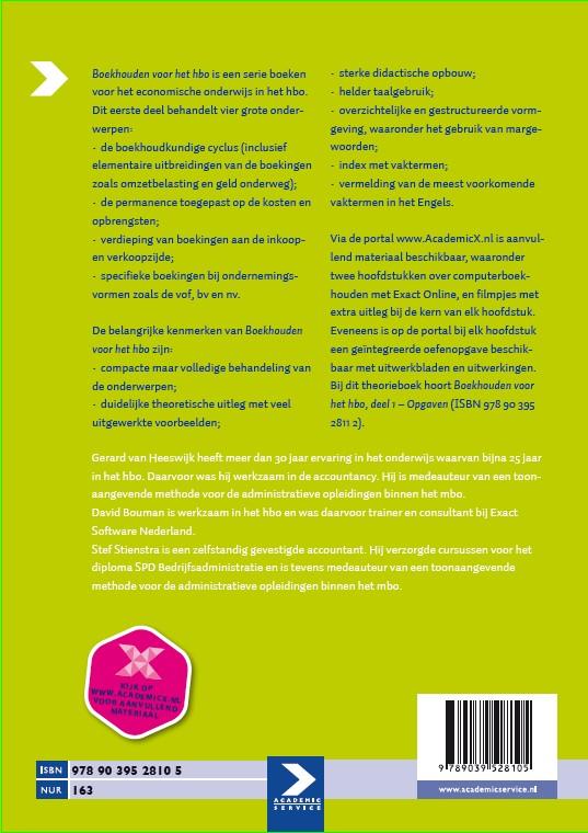 Boekhouden voor het hbo 1 achterkant