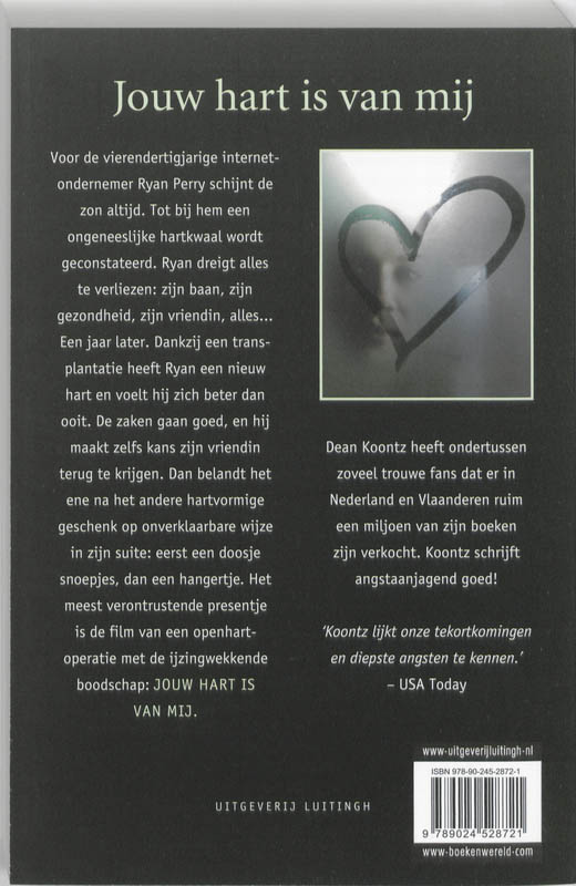 Jouw Hart Is Van Mij achterkant