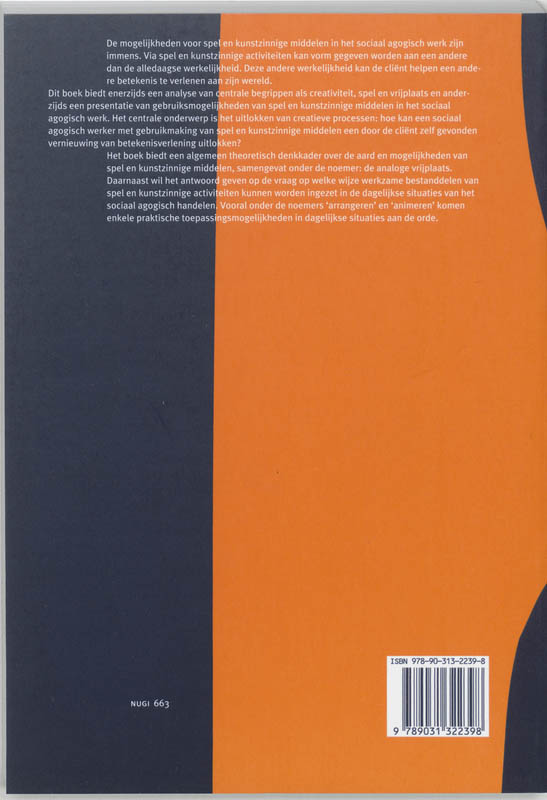 Het woord aan de verbeelding / Sociaal agogisch basiswerk achterkant