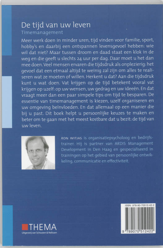 Mens en bedrijf - De tijd van uw leven achterkant