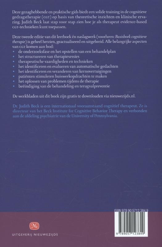Cognitieve gedragstherapie achterkant