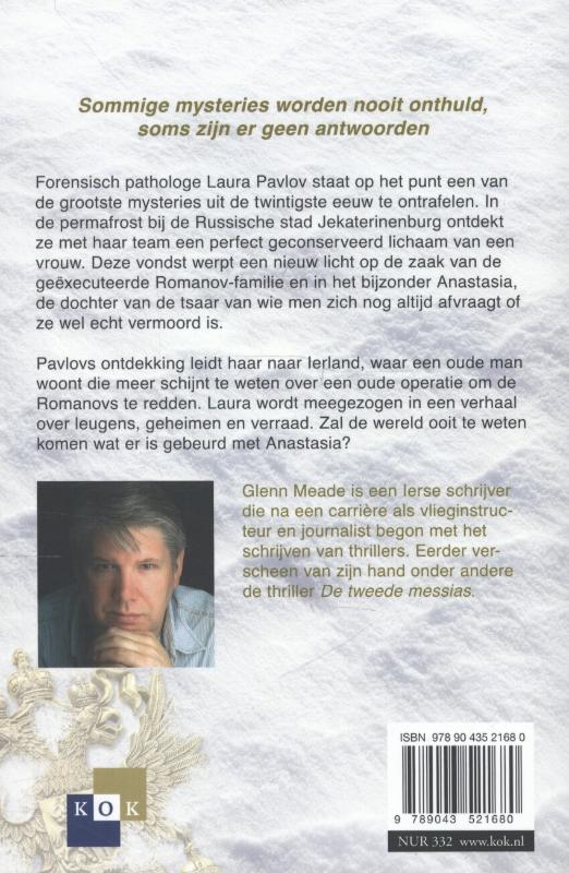 Het Romanov mysterie achterkant