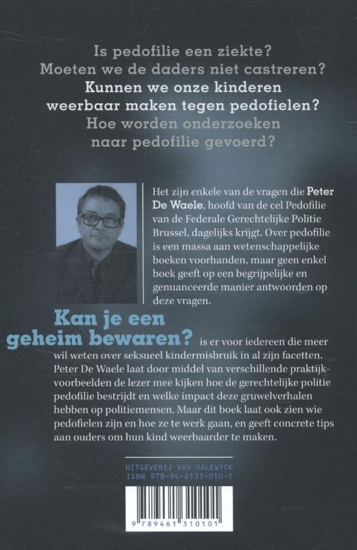 Kan je een geheim bewaren? achterkant