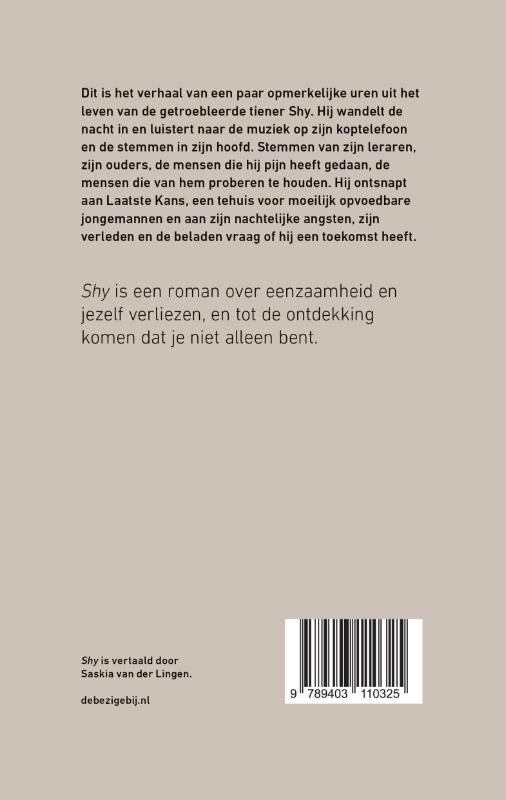 Shy achterkant