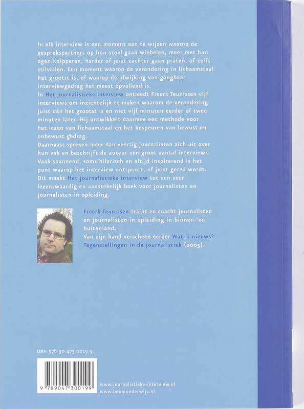 Het journalistieke interview achterkant