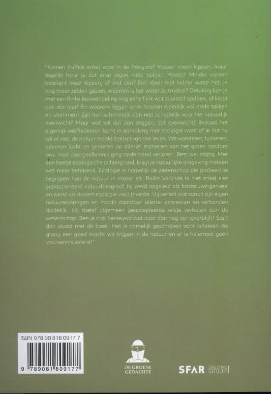 De natuur ontkleed achterkant