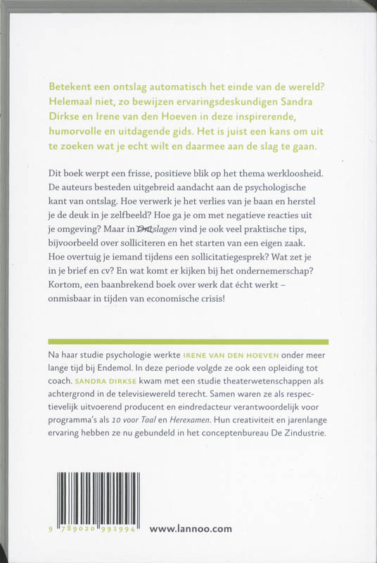 Ontslagen achterkant