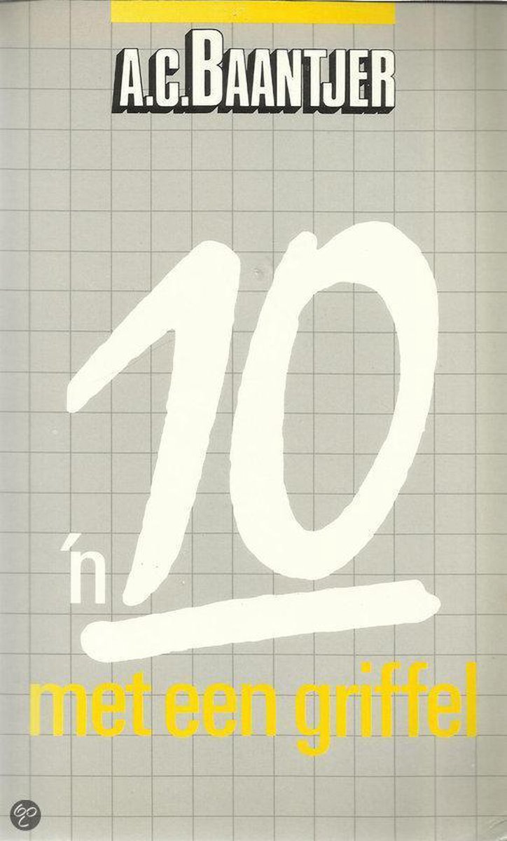 'n 10 met een griffel