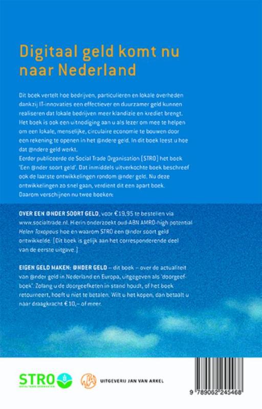 Eigen geld maken: @nder geld achterkant