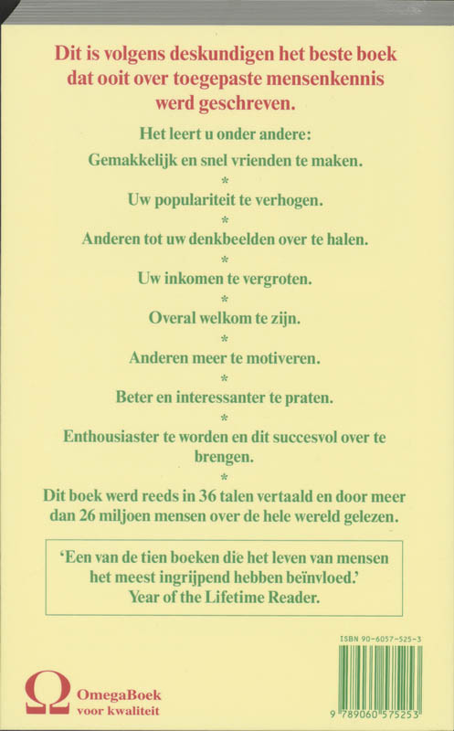 Zo maakt u vrienden en goede relaties achterkant