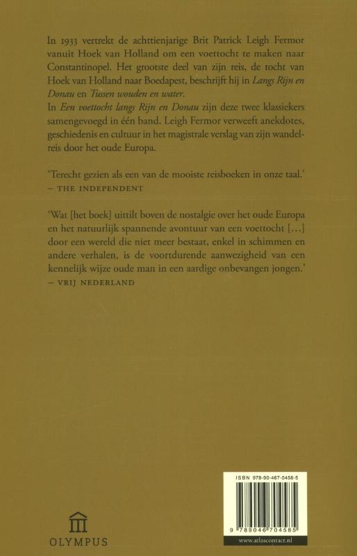 Een voettocht langs Rijn en Donau achterkant