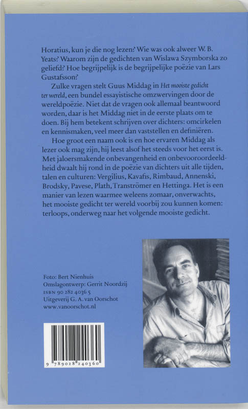 Het mooiste gedicht ter wereld achterkant