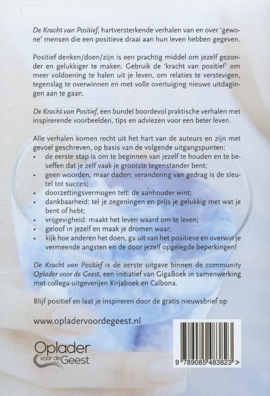 De kracht van positief / Oplader voor de Geest / 1 achterkant
