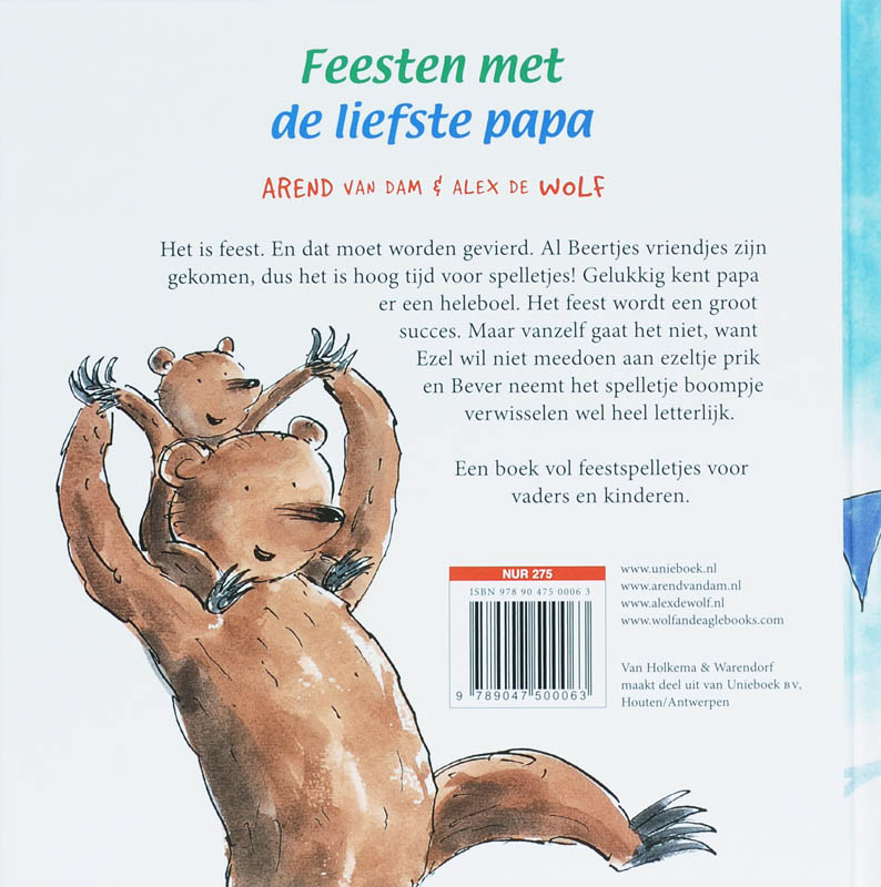 Feesten Met De Liefste Papa achterkant