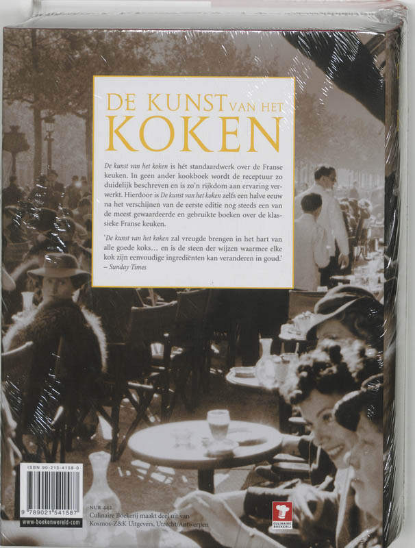 De kunst van het koken achterkant