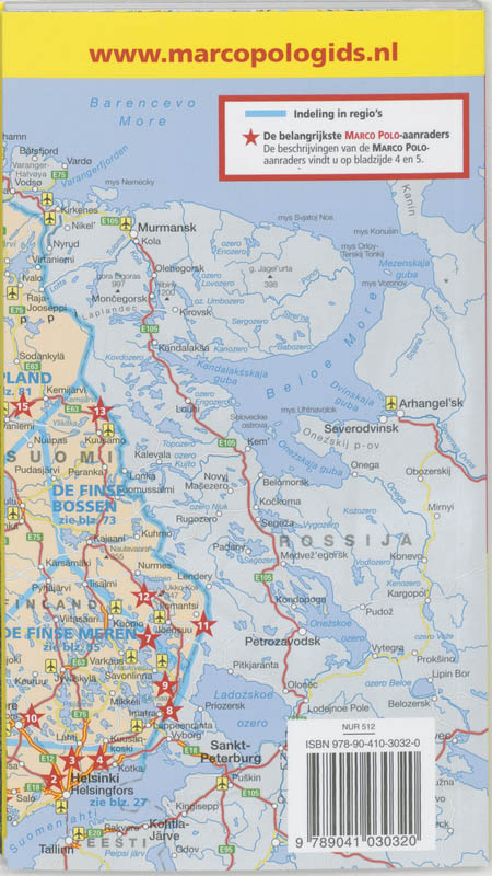 Marco Polo Reisgids Finland achterkant