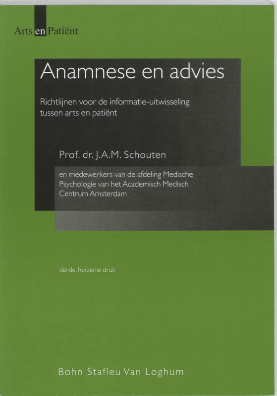 Anamnese en advies / Arts en patient