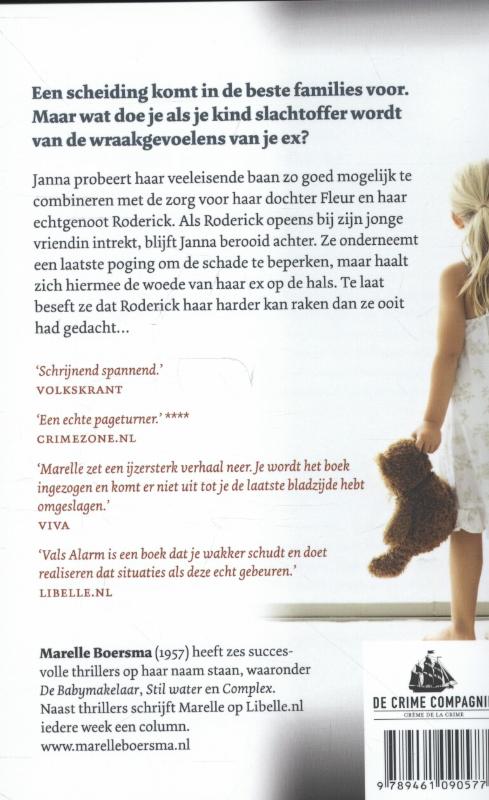 Vals alarm achterkant