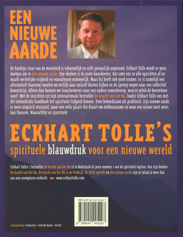 Een nieuwe aarde achterkant