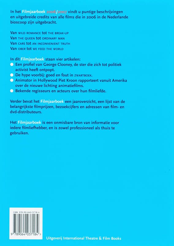 Filmjaarboek / 2006/2007 achterkant