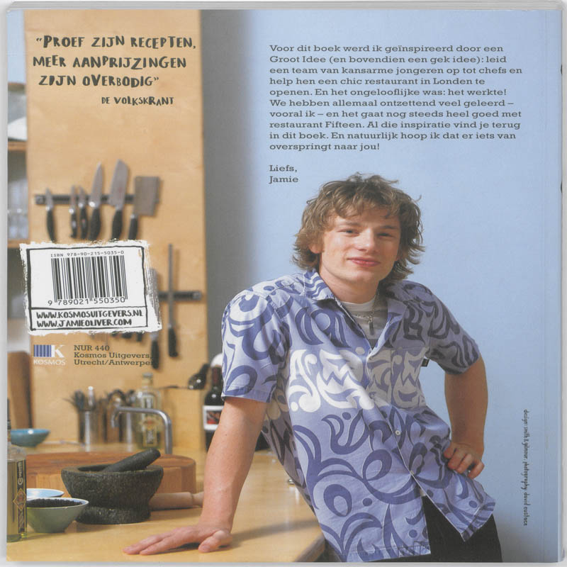 The Naked chef achterkant