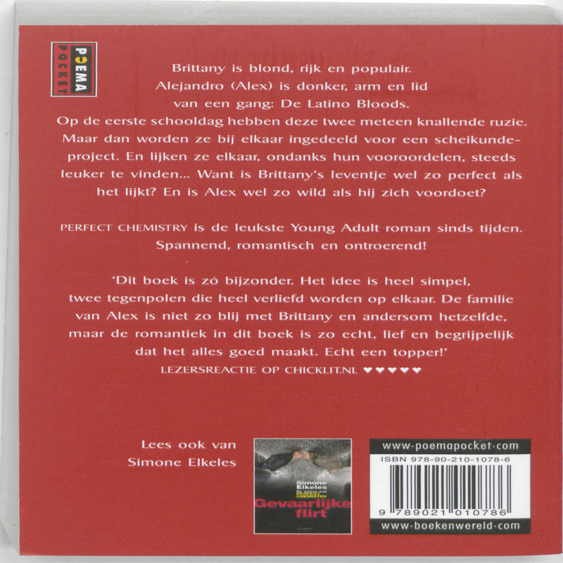 Perfect Chemistry achterkant