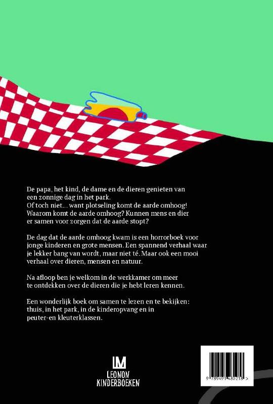 De dag dat de aarde omhoog kwam / Leonon Kids achterkant