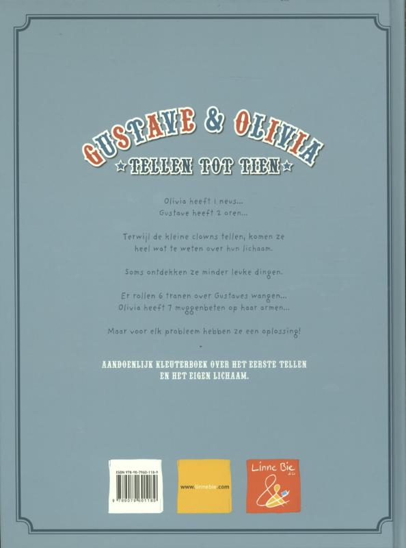 Gustave en Olivia tellen tot tien achterkant