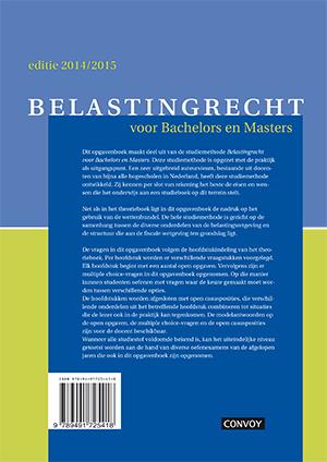 Belastingrecht 2014/2015 Opgavenboek achterkant