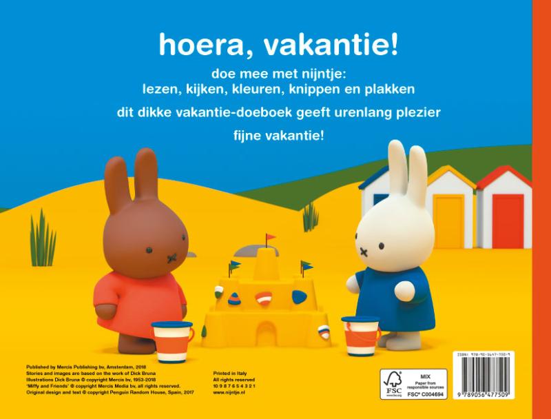 Het grote nijntje vakantieboek achterkant