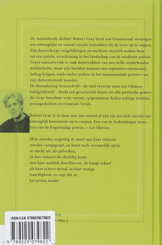 Grasschrift achterkant