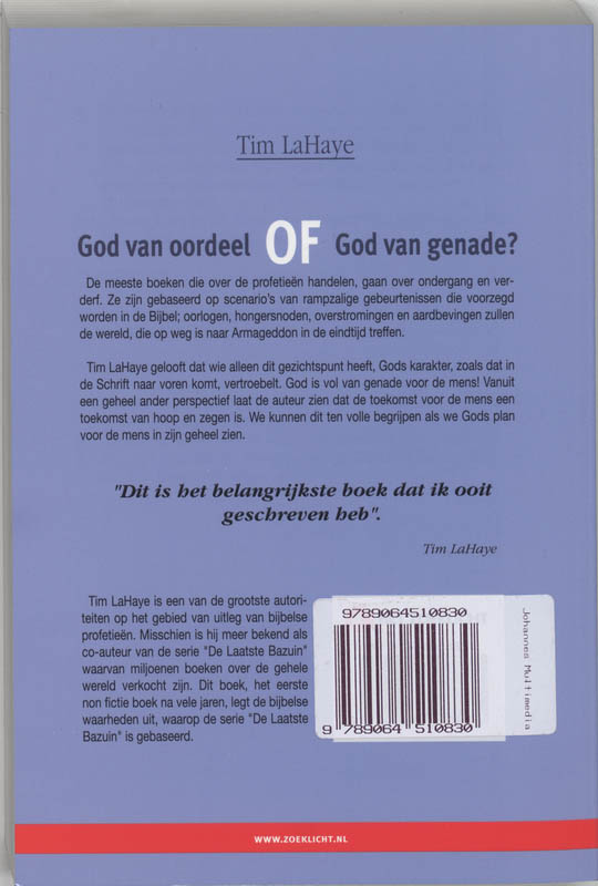 Gods Toekomstige Genade achterkant