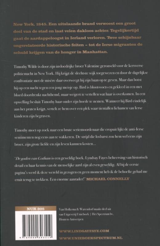 De Goden Van Gotham achterkant