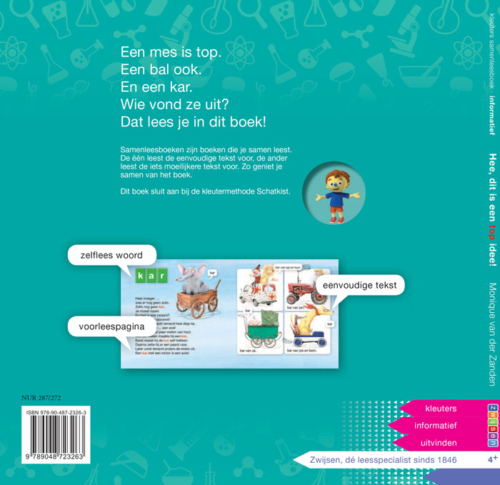 Hee dit is een top idee / Kleuters samenleesboek achterkant