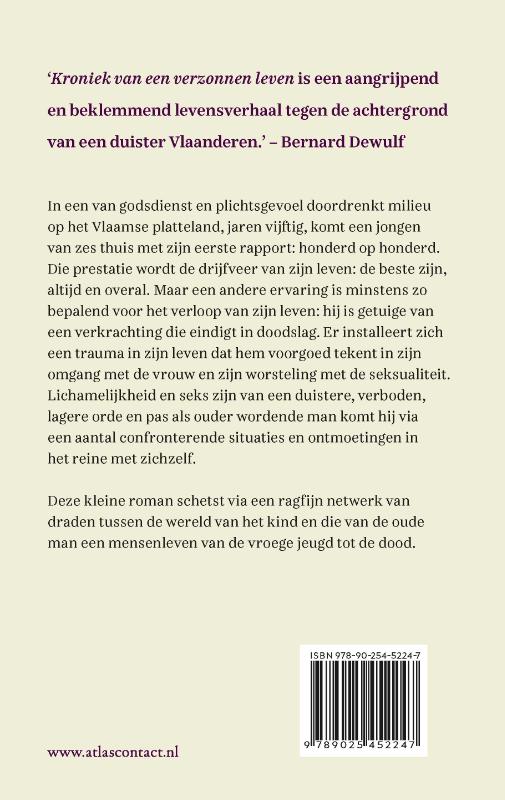 Kroniek van een verzonnen leven achterkant