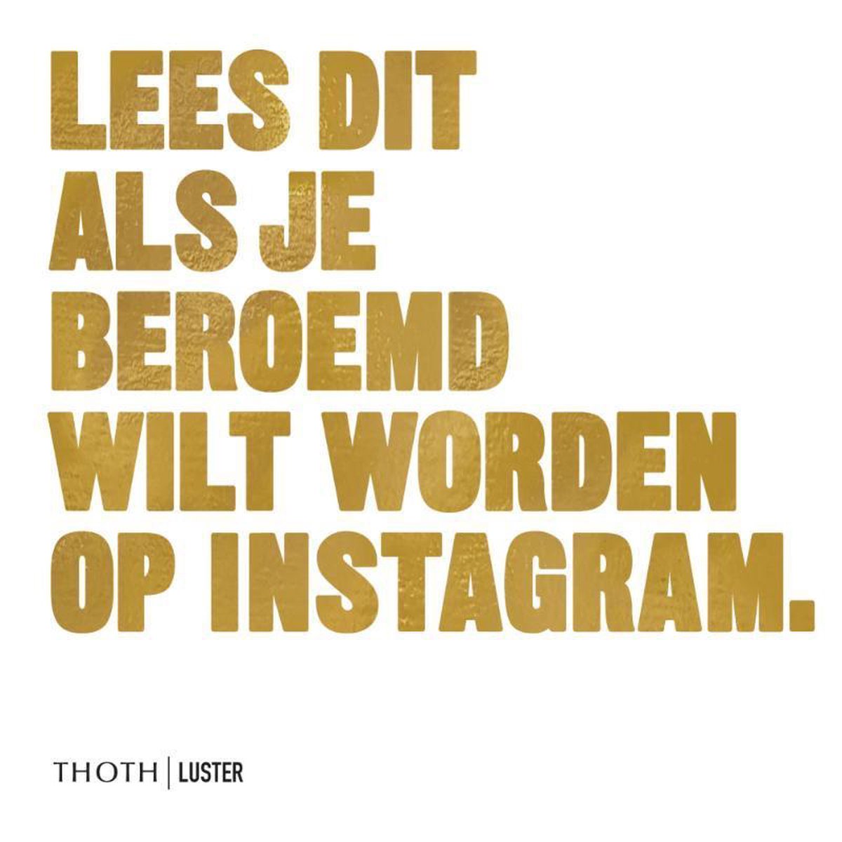 Lees dit als je beroemd wilt worden op Instagram / Lees dit