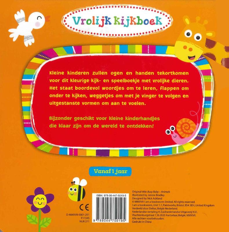 Leuke dieren / Vrolijk kijkboek achterkant