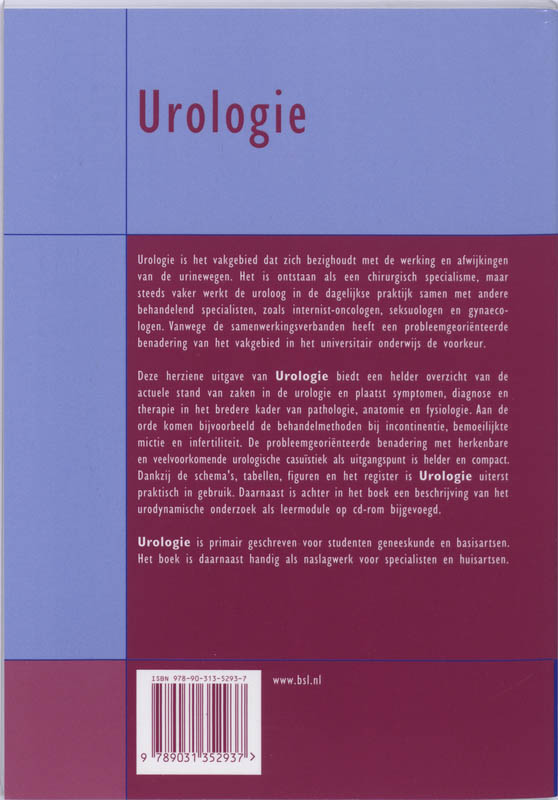 Urologie / Quintessens achterkant