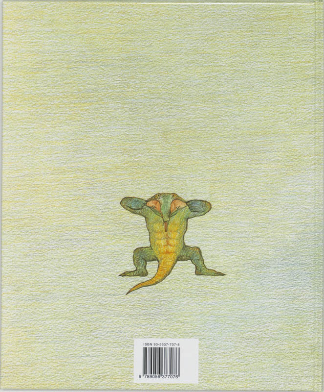 Er ligt een krokodil onder mijn bed ! achterkant