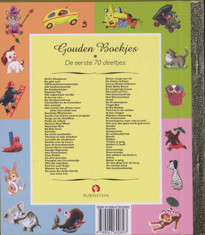 Gouden Boekjes - Het konijnen boekje achterkant