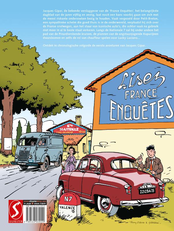 Jacques Gipar, Integraal 1 / Jacques Gipar / 1 achterkant