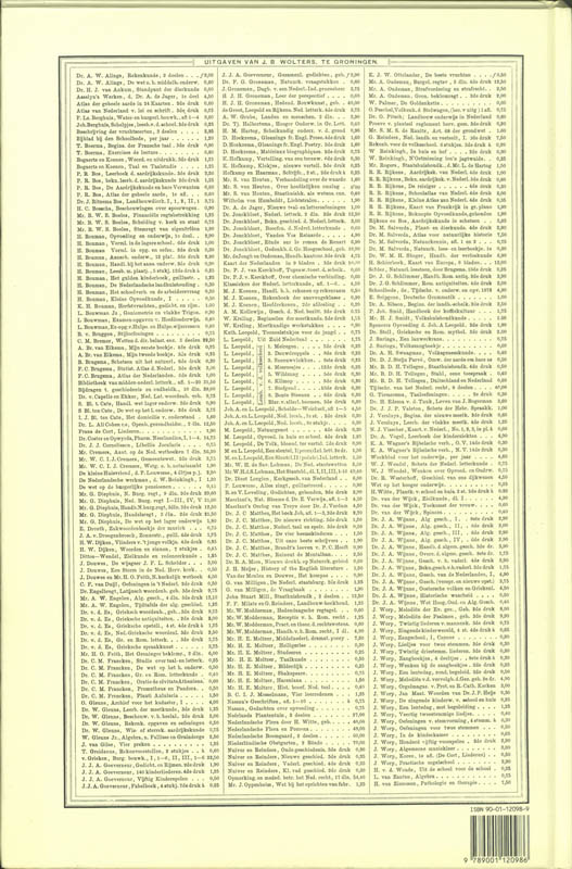 Beknopt leerboek der aardrijkskunde achterkant