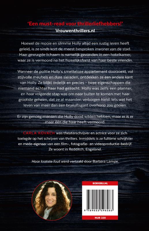 Haar laatste fout / Gina Harte / 6 achterkant