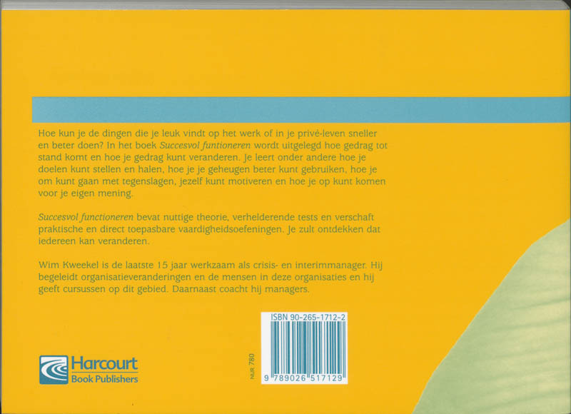 Succesvol functioneren achterkant